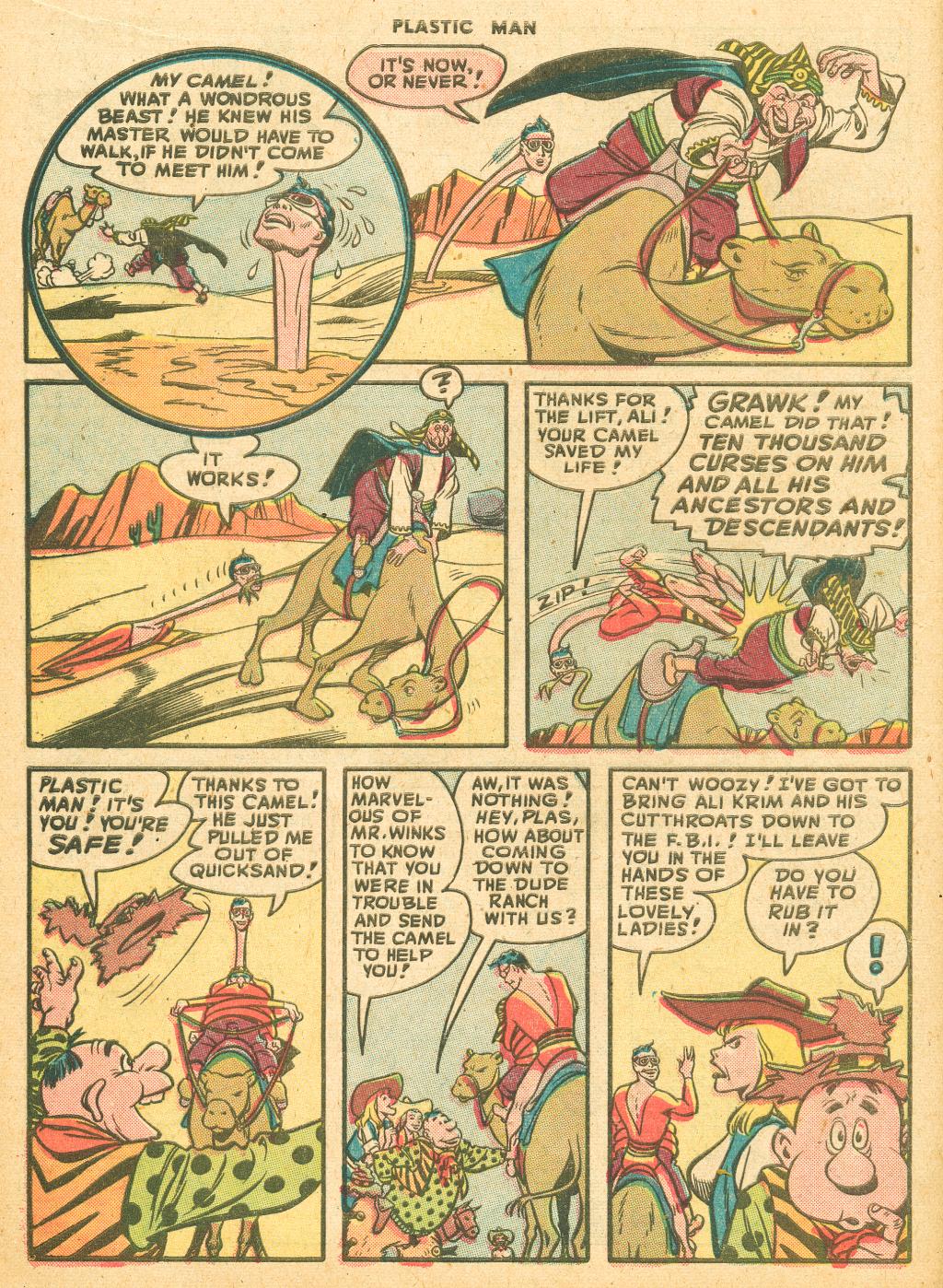 Read online Plastic Man (1943) comic -  Issue #10 - 14