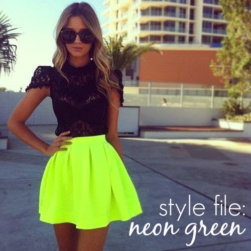 style file! neon green!