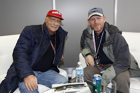 Formula One driver Niki Lauda & Director Ron Howard