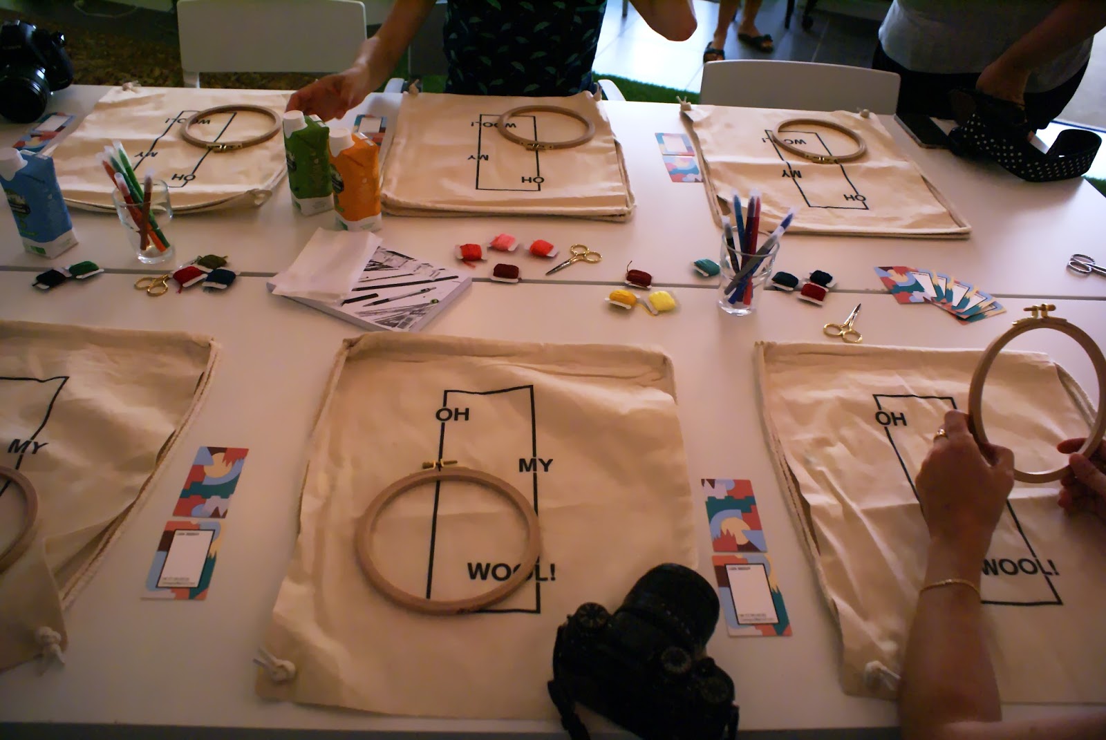 oh my wool lyon atelier broderie diy synbud blogtrip