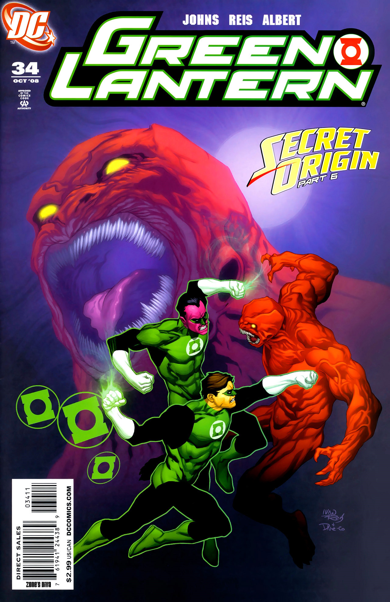 Read online Green Lantern (2005) comic -  Issue #34 - 1