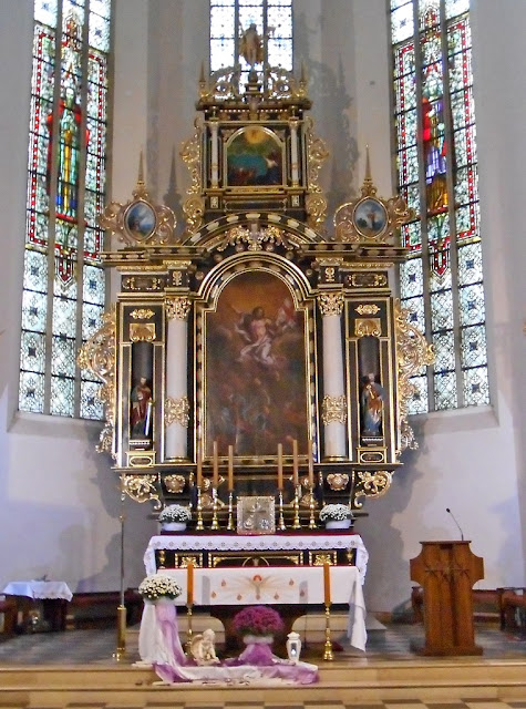 ołtarz Chojnów, kościół, zabytek, Dolny Śląsk