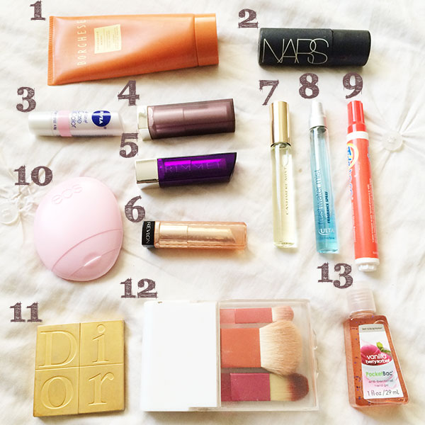 what's in my beauty bag