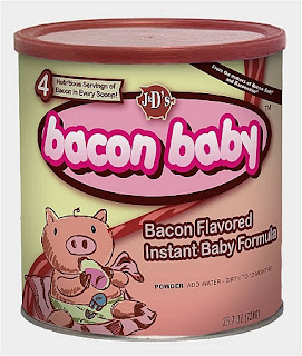 photo of bacon flavored baby formula