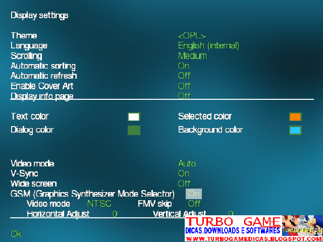 PS2 - OPL (Open PS2 Loader & GSM) 0.9.3