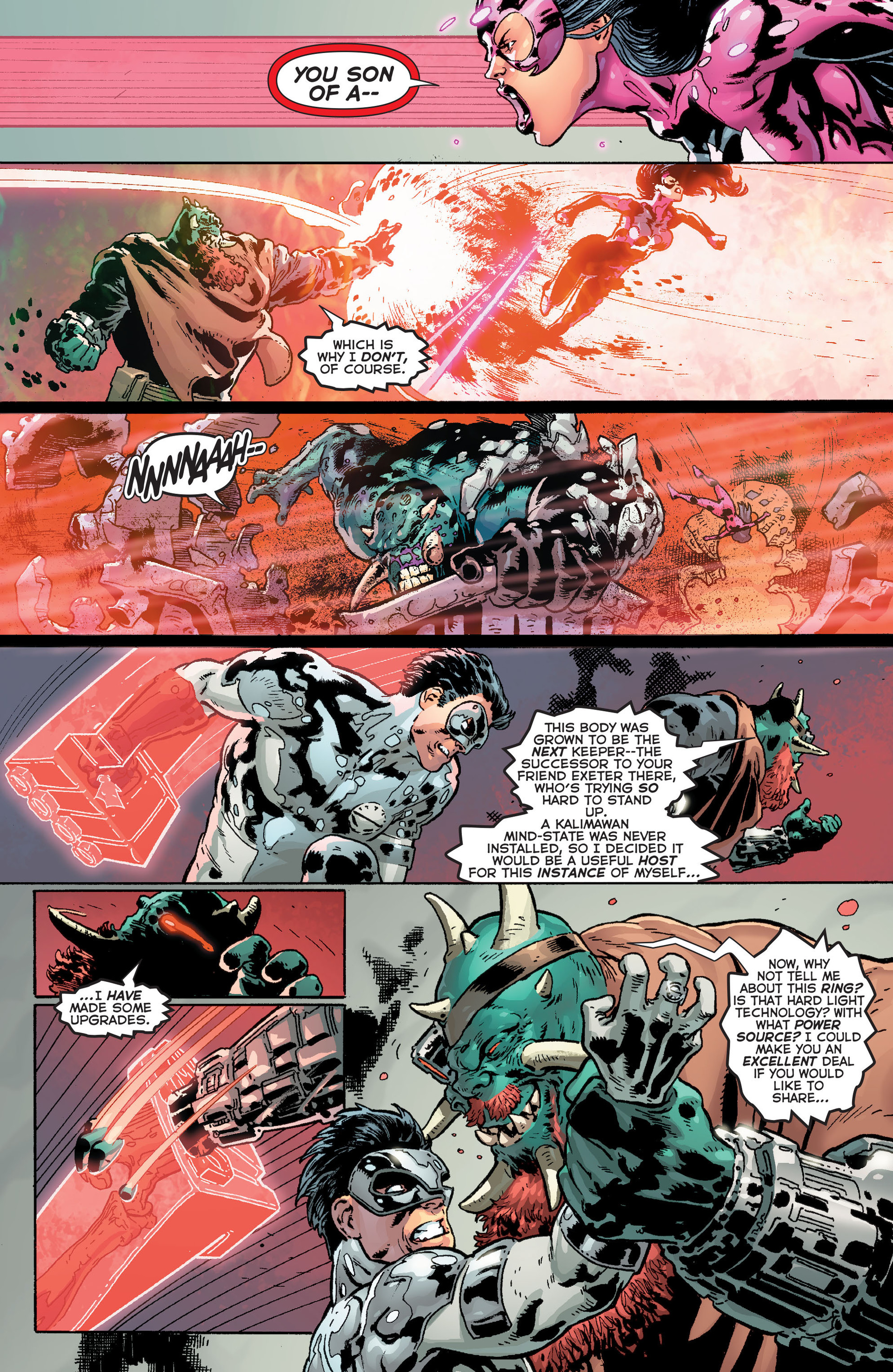 Read online Green Lantern: New Guardians comic -  Issue #27 - 17