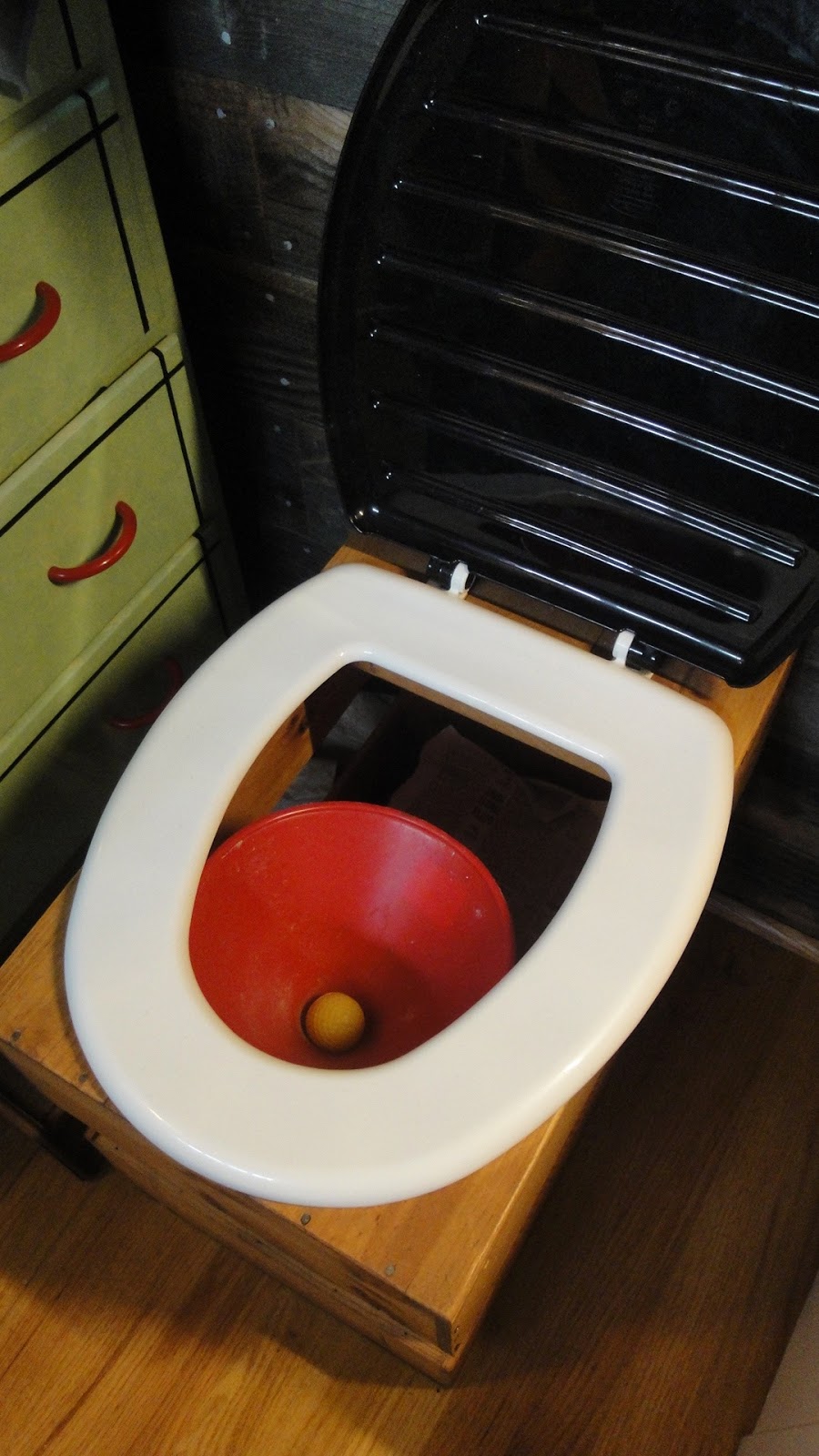 Tiny Red Desk The Toilet Report And Bokashi Upgrade Game Changer