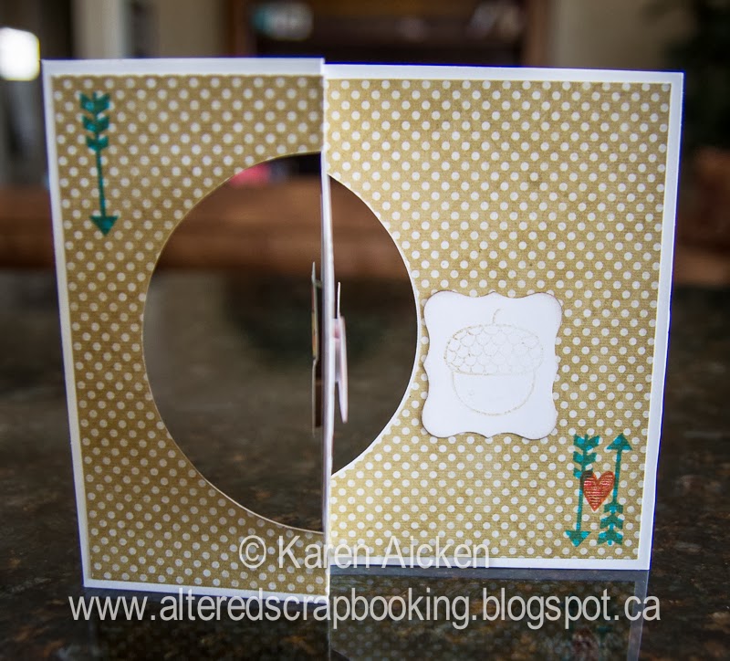 Altered Scrapbooking Chipmunk FlipIt Card