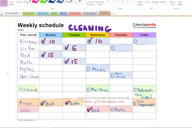 cleaning, housework, household, schedule
