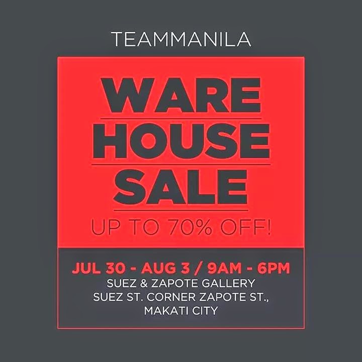 Team Manila Warehouse Sale