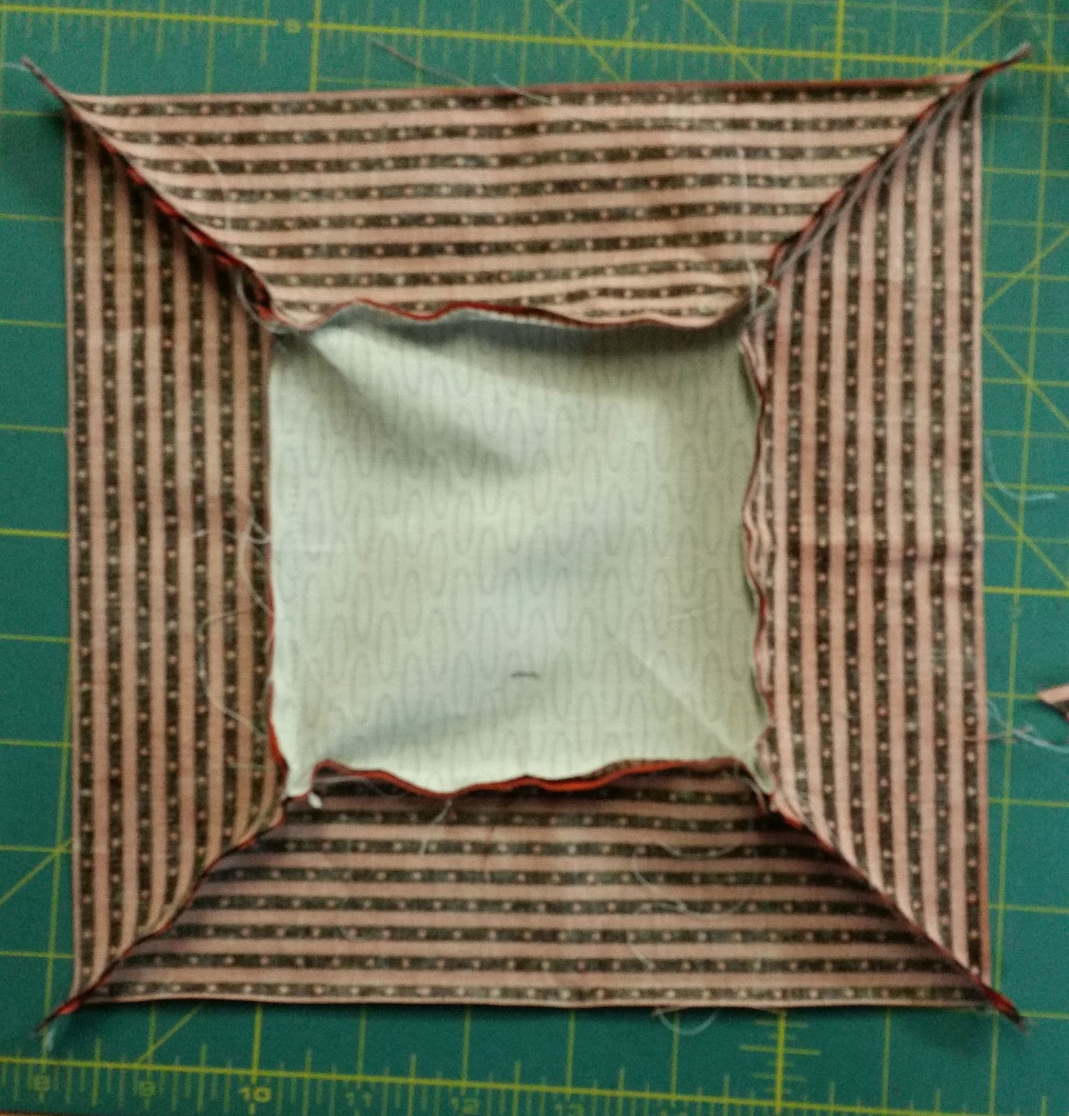 Elven Garden Quilts Adding Mitred Borders to Quilt Blocks {A Tutorial}