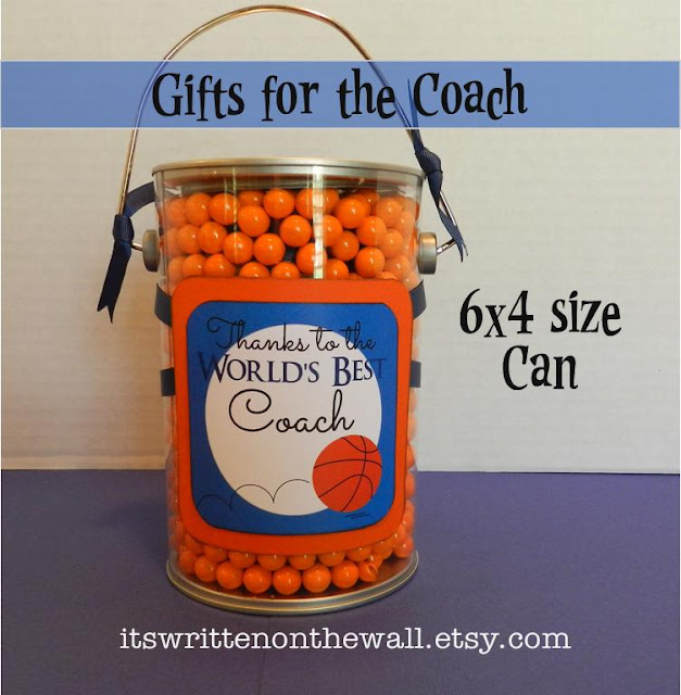 It&#39;s Written on the Wall: &quot;Thanks Coach&quot; Gift Card & Gift Ideas for the Kid&#39;s Coaches-Lots of ...