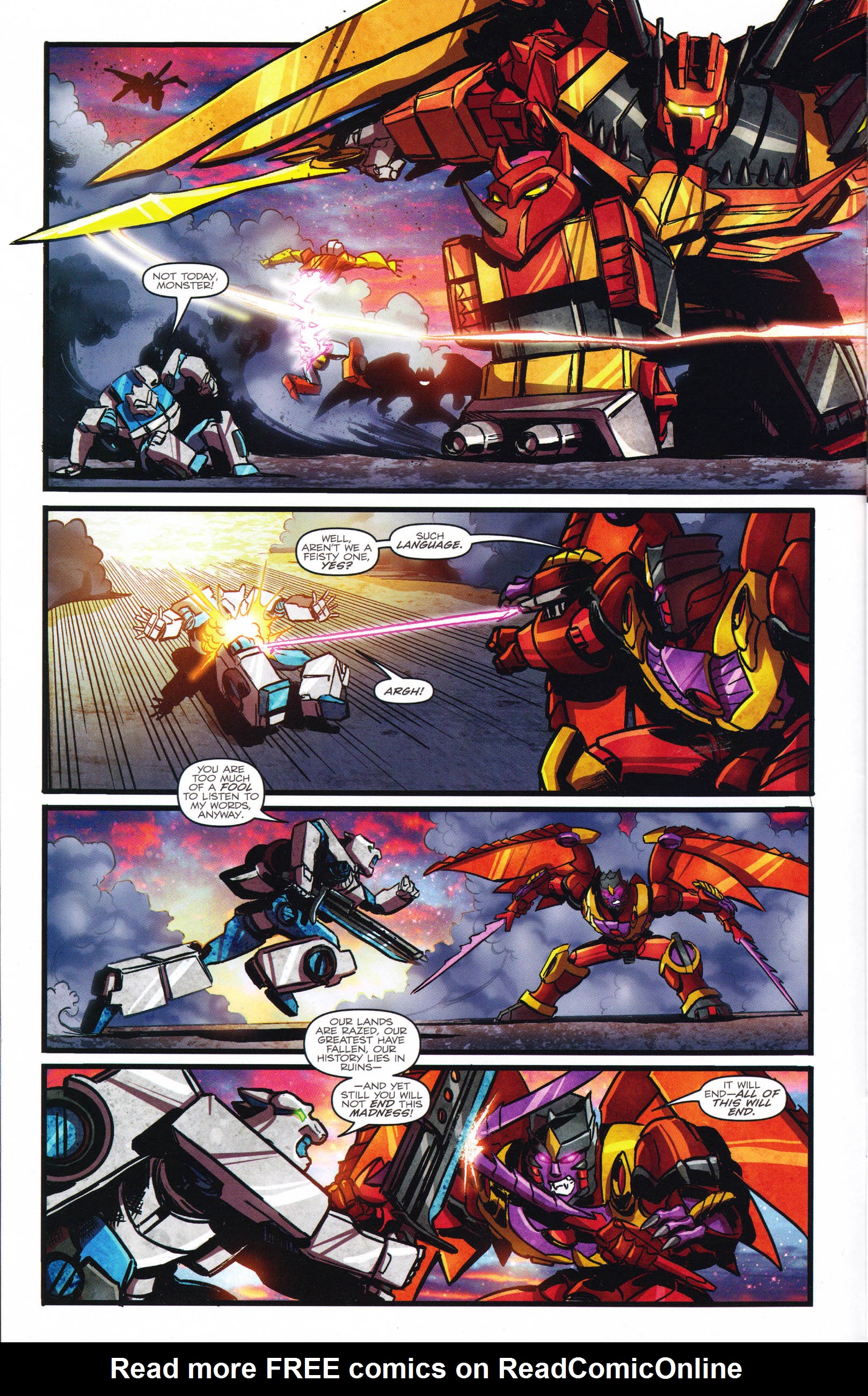 Read online Transformers: Dawn of the Predacus comic -  Issue # Full - 11