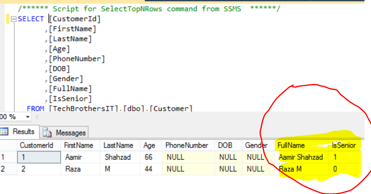 Welcome To Techbrothersit: How To Add Computed Column In Sql Server Table - Sql  Server / T-Sql Tutorial Part 47