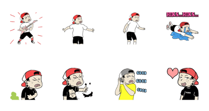 line クリエイターズスタンプ mas pop punk animasi