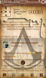 BBM Mod WM-BBM v1.0.4 Tema Brown Based BBM v3.1.0.13 Apk Terbaru BBM Mod WM-BBM v1.0.4 Tema Brown Based BBM v3.1.0.13 Apk Terbaru