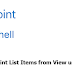 Get List Items from SharePoint View in PowerShell