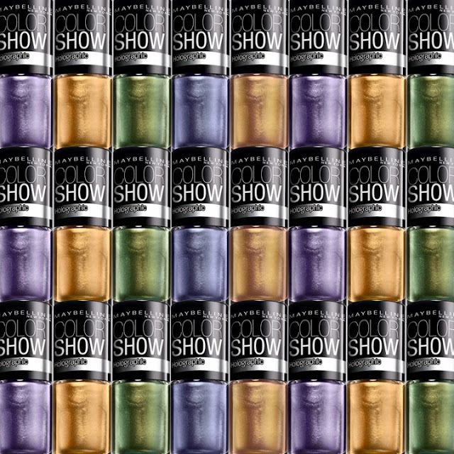 Maybelline Color Show Holographic Nail Polishes