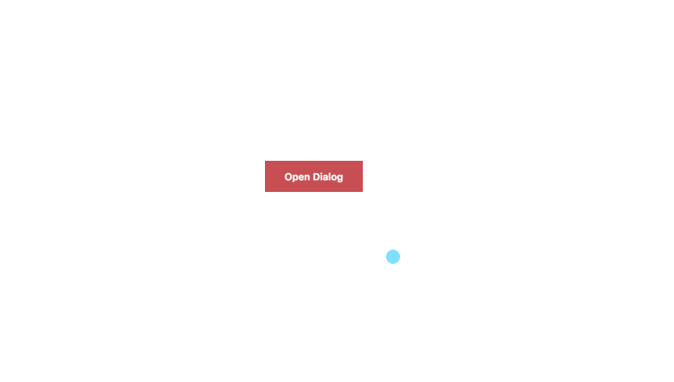 CSS Animated Dialog Box