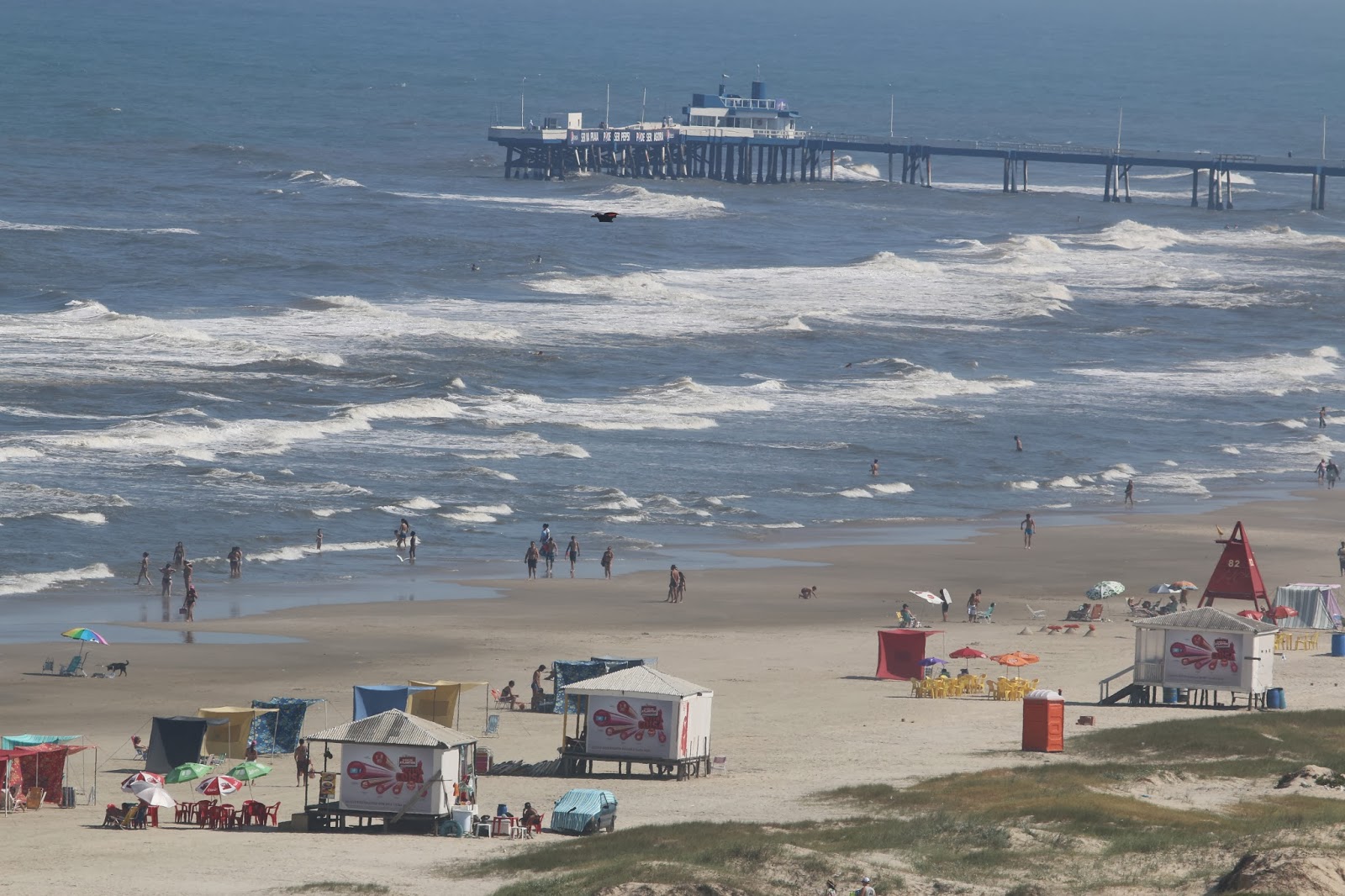 Viajando por aí: Vista da praia de Capão da Canoa