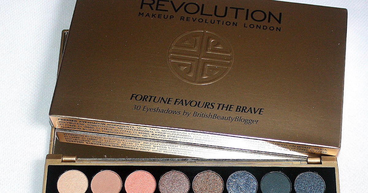 Makeup revolution fortune favours the brave with britishbeautyblogger