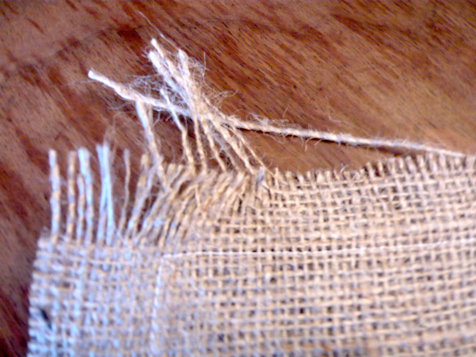 Designing Domesticity Burlap Placemat How To