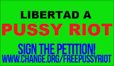 Firma por la libertad a las Pussy Riot