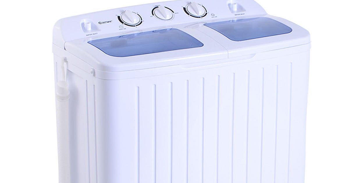 Authentic Giantex Portable Mini Compact Twin Tub 11lb Washing Machine