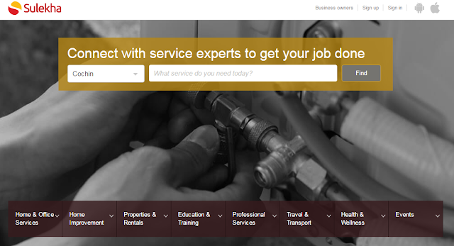 Sulekha Sulekha website homepage