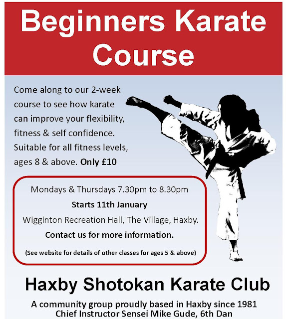 Haxby Shotokan Karate Club Beginners Class
