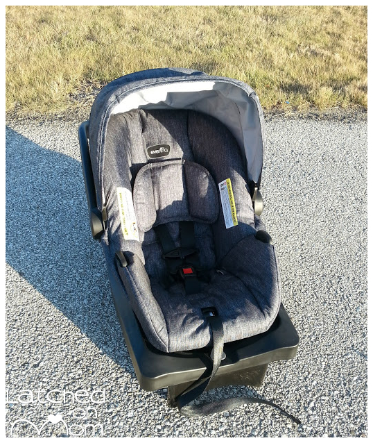Latched On Mom Evenflo Sibby Travel System Review - How To Install Evenflo Sibby Car Seat Base