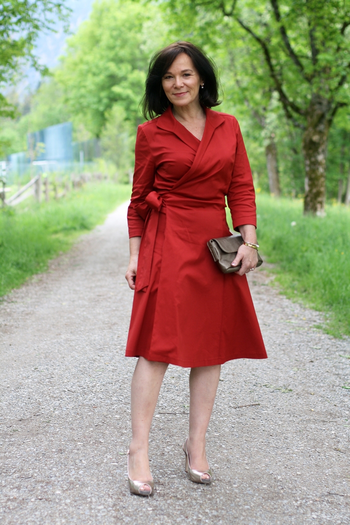 Winser London Red Dress And The Over 40 Collective Lady