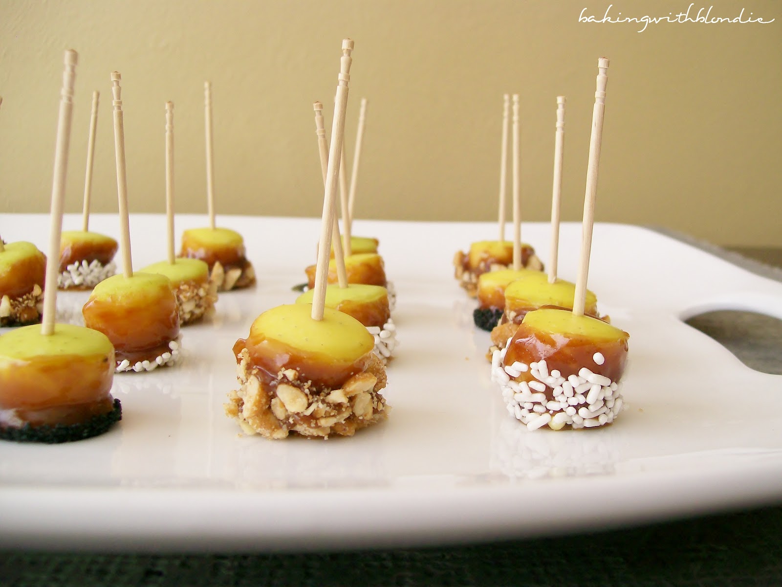 Mini Caramel Apple Bites