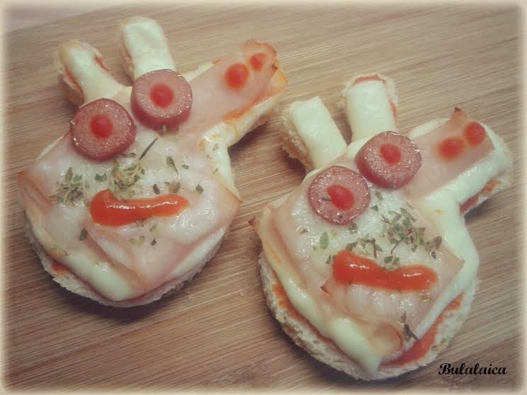 MIni pizzas Peppa Pig