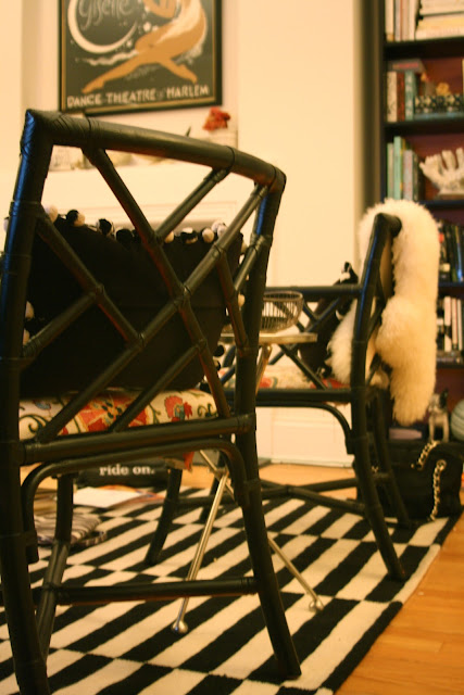 black cane Chippendale chairs before and after, Rebuild Health and Home