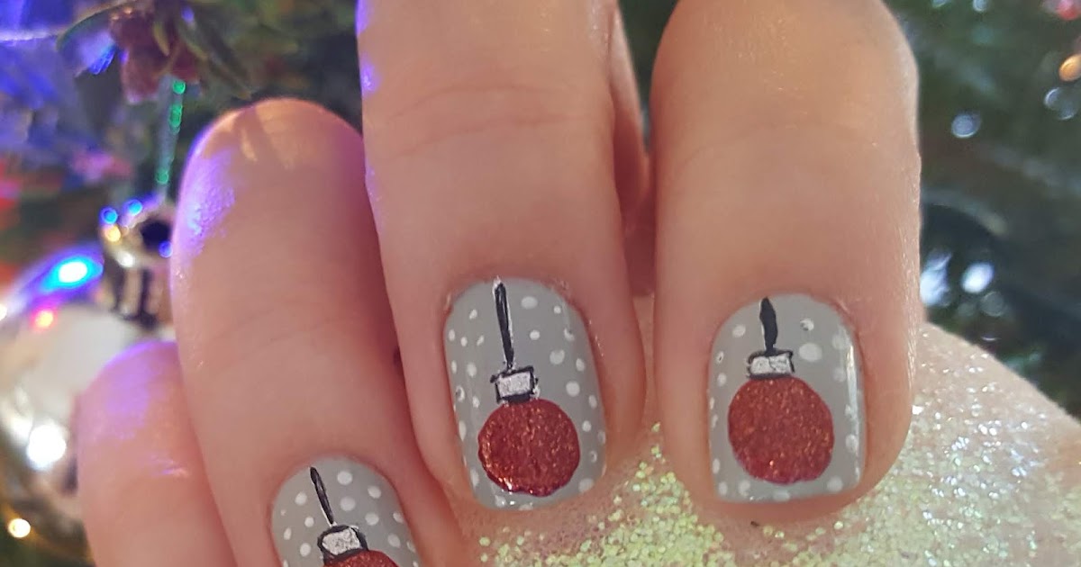 Manicure Monday - Christmas Ornament Nail Art! | See the World in PINK