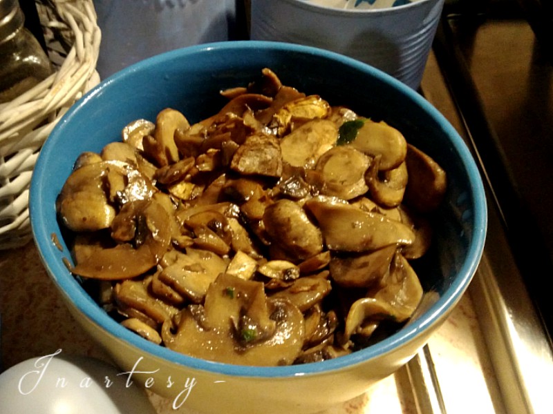 Risotto con funghi freschi e salsiccia inartesy