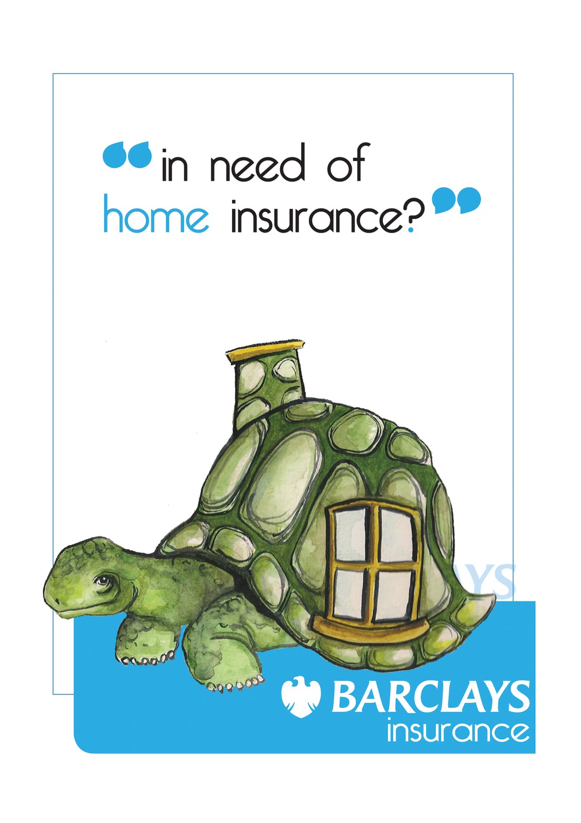 Nicole Maynard Illustration Barclays Insurance Flyers