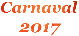 Palavra Carnaval e 2017 png