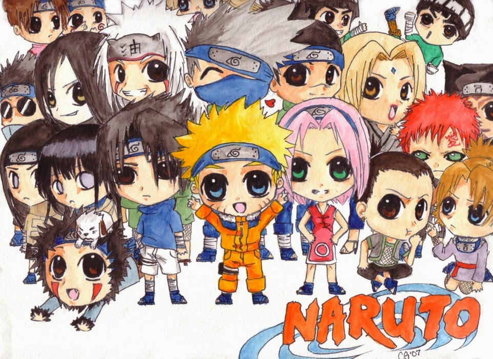 CHIBIS Mascotitas para pc Shimeji de Naruto Pack