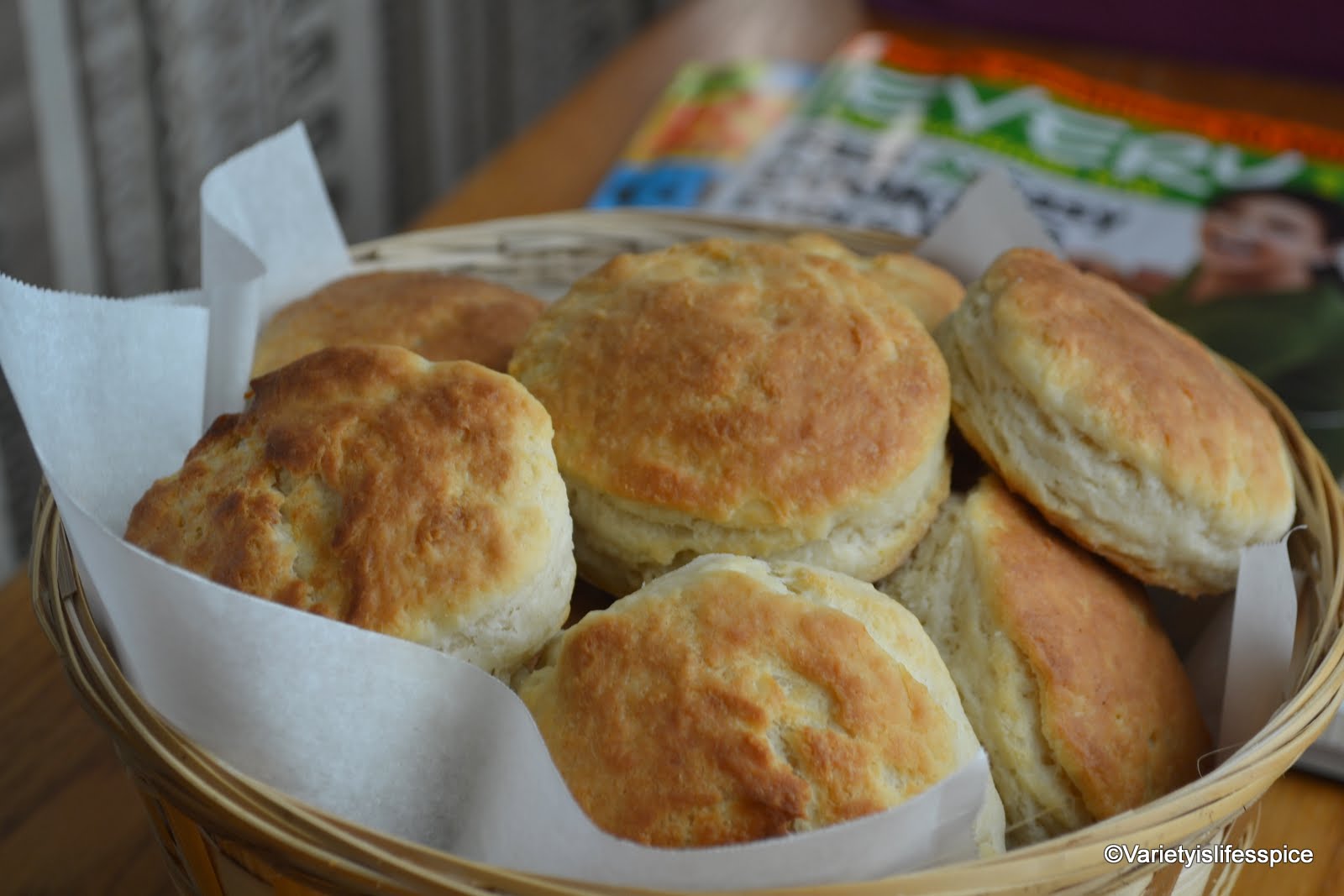 Variety is the very spice of life Fluffy Flaky breakfast biscuits