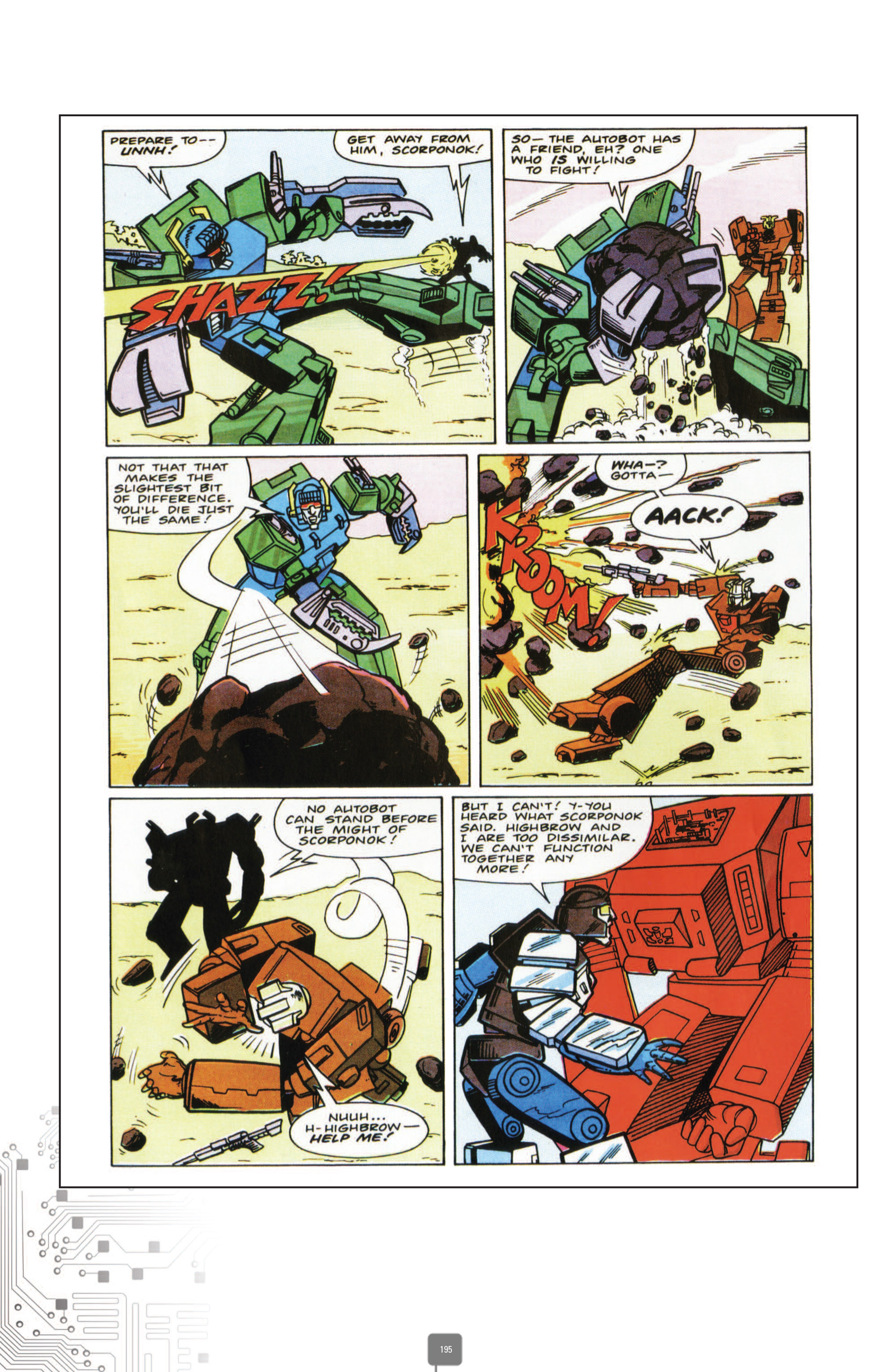 Read online The Transformers Classics UK comic -  Issue # TPB 4 - 195