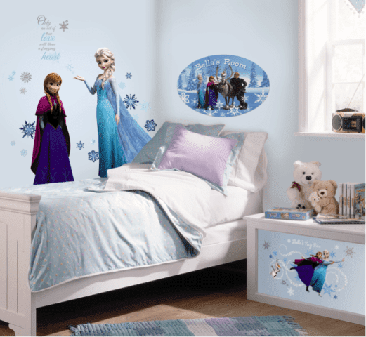 Kamar Tidur Anak Perempuan Bertema Frozen