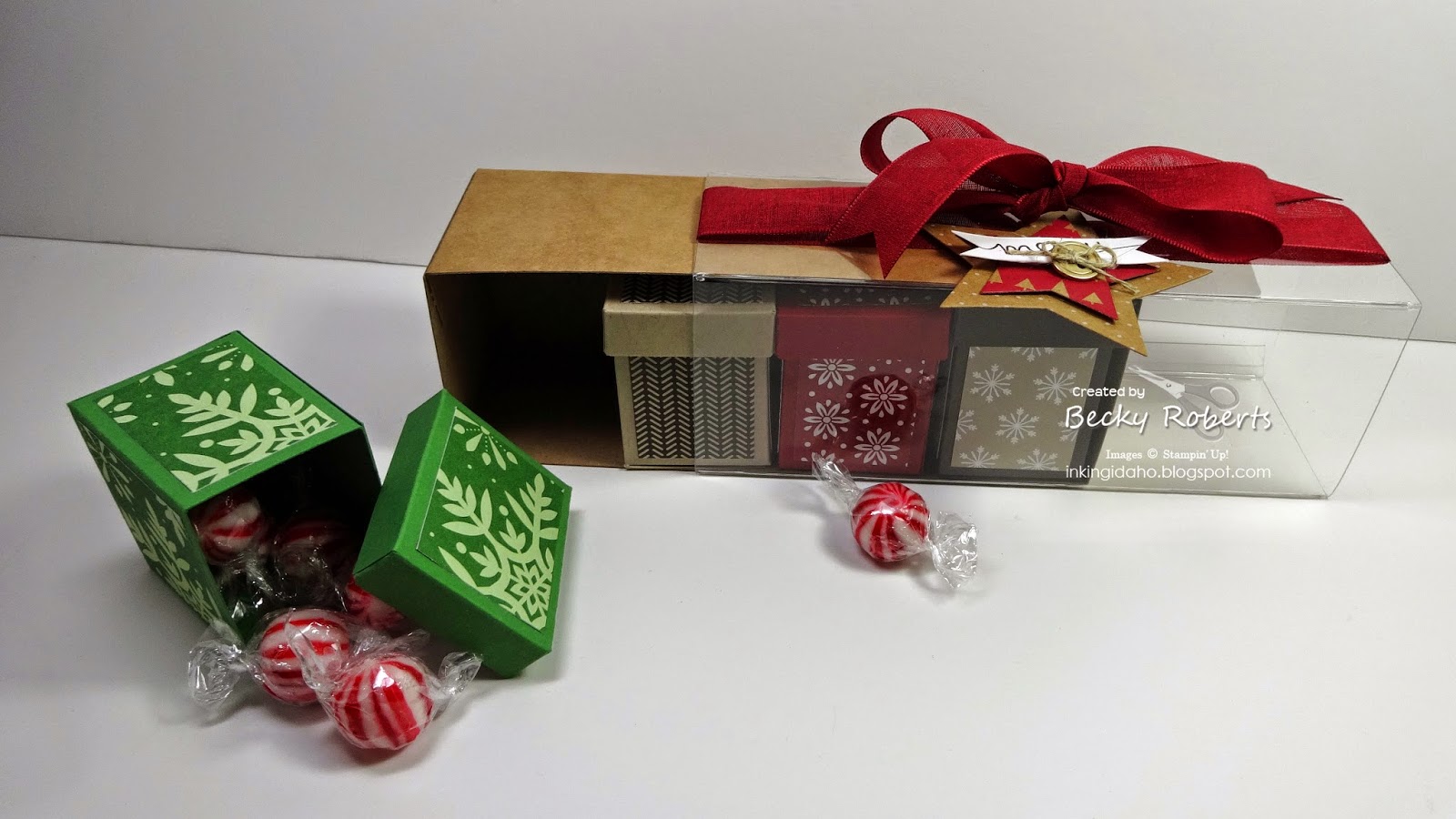 Inking Idaho: Tag a Bag Gift Box with Mini Boxes