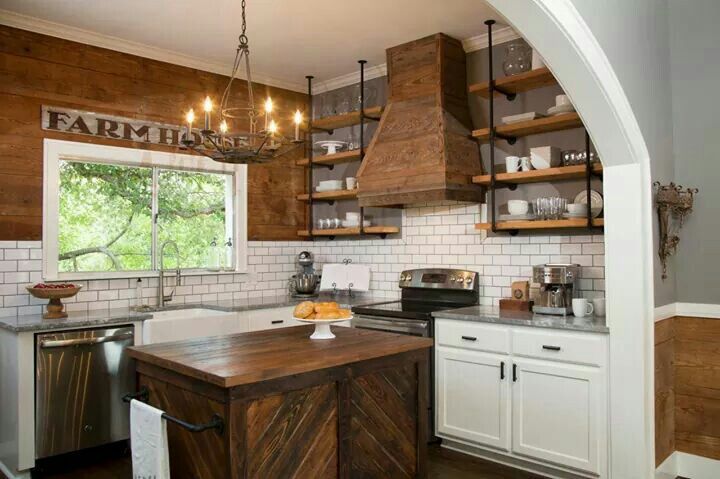 A Diy Ish Wood Vent Hood From Thrifty Decor Wood Vent Hood From Thrifty Decor