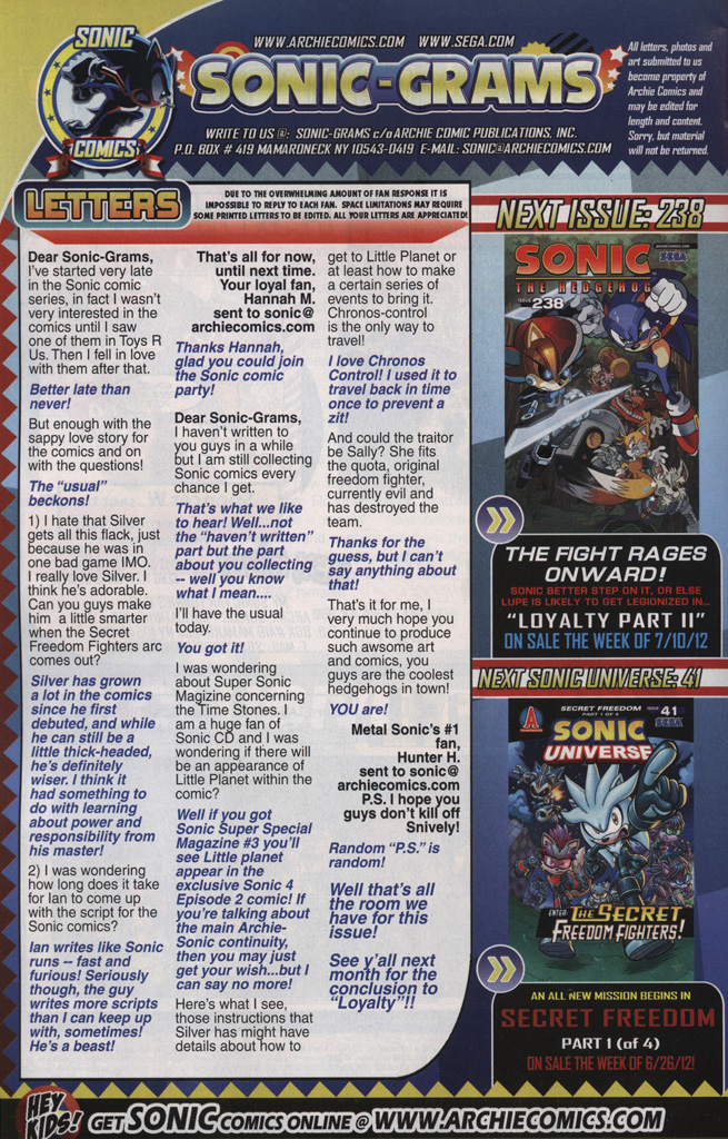 Read online Sonic The Hedgehog comic -  Issue #237 - 34