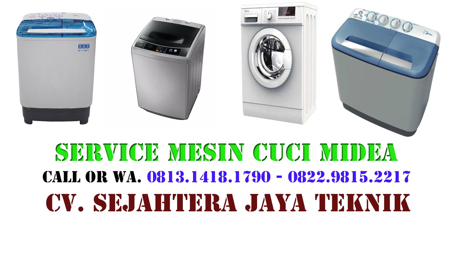 Service Mesin Cuci Midea di Jakarta Selatan
