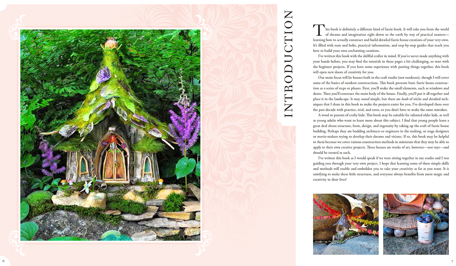 Greenspirit Arts Faerie Houses BOOK How to create Whimsical homes for