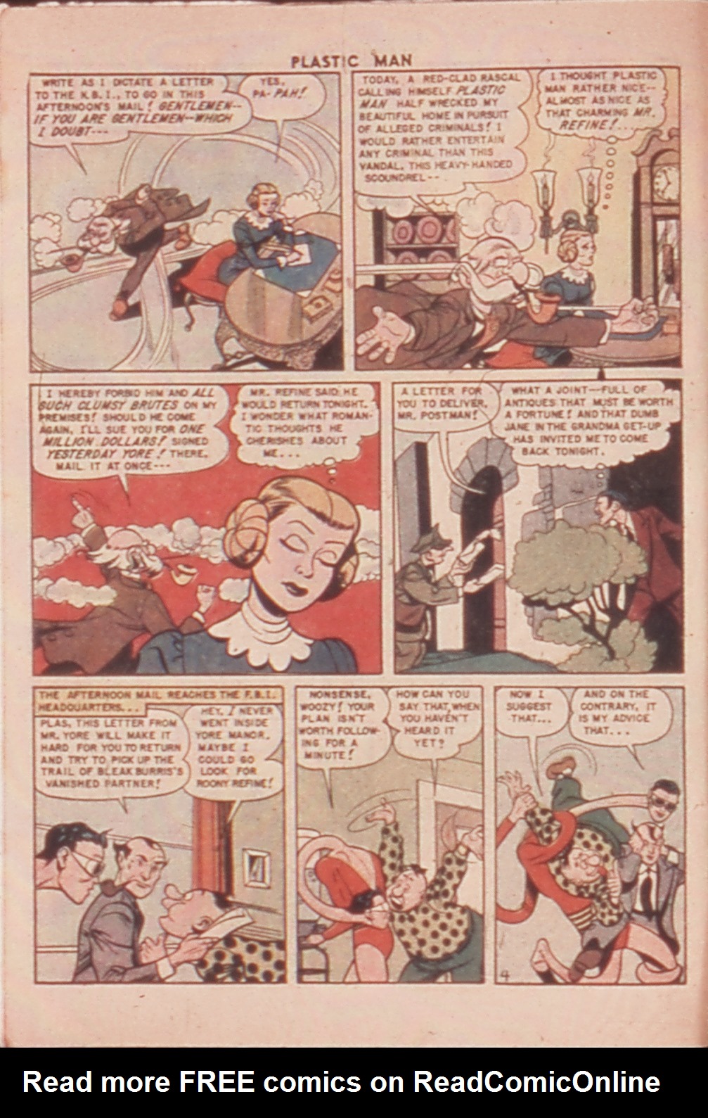 Read online Plastic Man (1943) comic -  Issue #62 - 6