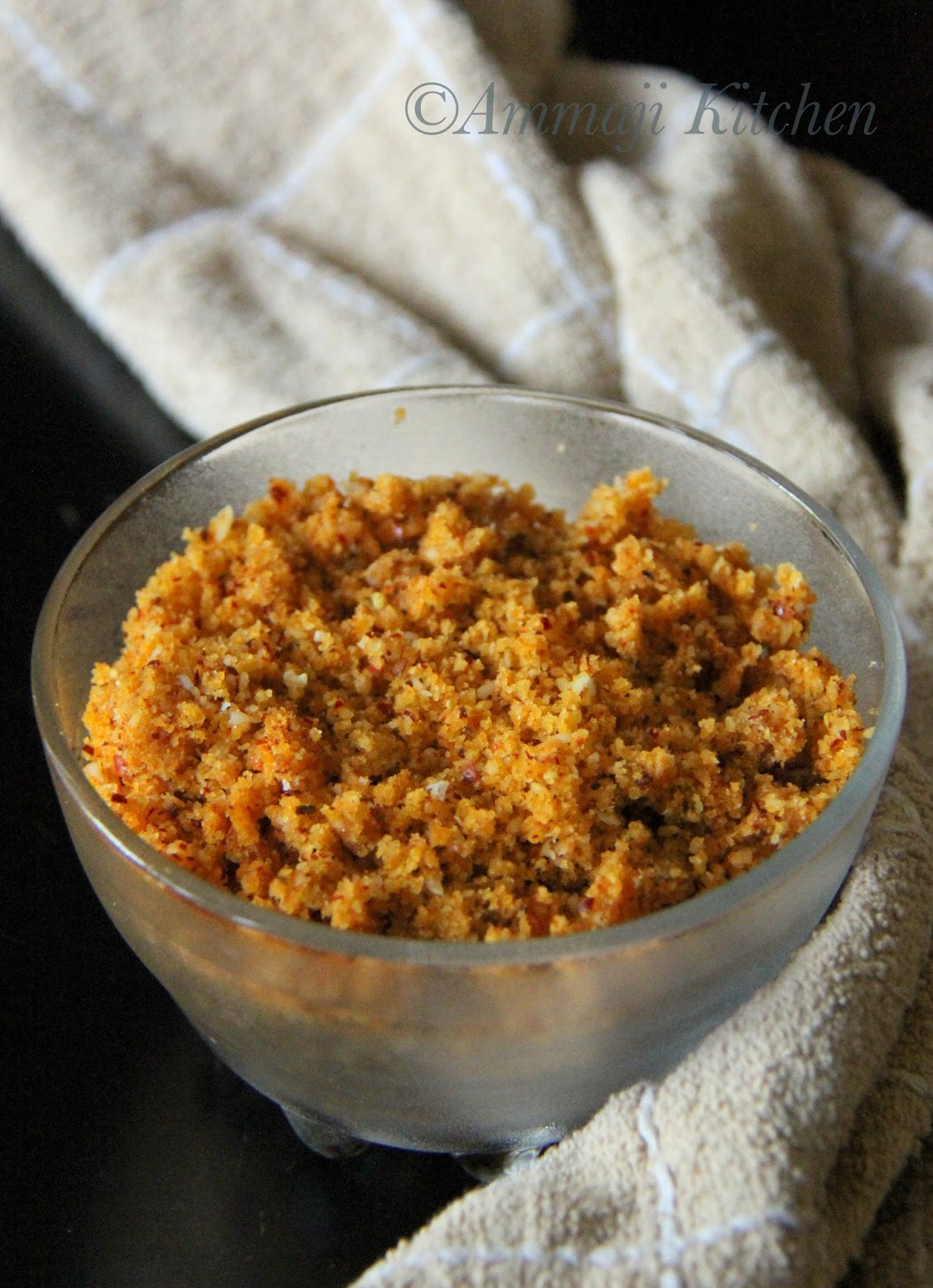 Endu Kobbari Karam Spicy Dry Coconut Powder Indian Food Recipes Ammaji Kitchen